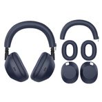Sony WH-1000XM6 Kulaklık için Kulaklık Kulak Pedleri + Kafa Bandı Değiştirme + Kabuk Koruyucu Kılıf, Silikon Kafa Bandı Pedleri Kulaklıklar Kulak Pedleri Kulak Bardakları Minder Kılıfları (Mavi)