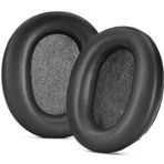 Sony WH-CH720N ile Uyumlu Kulaklıklar Kulak Pedleri Yastık Köpük Kapak Değiştirme, Kulaklıklar Sünger Deri Kulak Pedleri Kulak Kupaları Minder Kılıfları Earmuffs (Siyah)