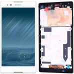 Sony Xperia T2 Ekran Lcd Dokunmatik Touch Panel Çıtalı Beyaz Sınekbıt12708