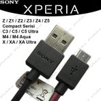 Sony Xperia Z Z1 Z2 Z3 Z4 Z5 Compact Şarj Data Kablosu