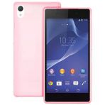 Sony Xperia Z4 Kılıf Ultra İnce Silikon Kapak 0.2 Mm Pembe