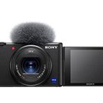 Sony ZV-1 Vlog Kamerası, 3" inç Dokunmatik LCD, 2.7 x Zoom, 20.1 MP, 24-70 mm Lens, 3 Mikrofon, HDMI, Siyah