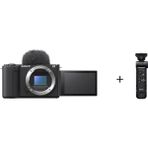 Sony ZV-E10 Iı 4K / 24,2mp Aps-C Aynasız Vlog Dijital Fotoğraf Makinesi, 16-50MM Oss Lensli / Gp-Vpt3 Kavrama Kiti – Siyah – ILCEZVE10M2K/B
