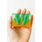 SOO SOAP Kaktüs Sabun Dilimi Hediyelik Dekoratif El Yapımı