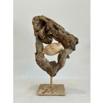 Sooboho Ahşap Driftwood Deniz Kabuğu Dekor Biblo