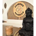 Sooboho Buddha Büyük Mum Siyah
