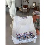 Sooboho Çini Desen Jakarlı Örme %100 Pamuk Peştemal