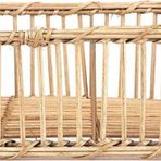 Sooboho Rattan Bambu Dekoratif Tepsi Büyük