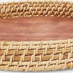 Sooboho Rattan Bambu Dekoratif Tepsi