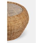 Sooboho & Soomood Sooboho Rattan Sehpa Camlı