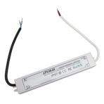 soobu Su Geçirmez LED Sürücü, LED Güç Kaynağı Trafosu 24V Çıkış Çoklu Koruma Evrensel Lamba LCD Ekranı Için Girişimi Önleyin (LPG-20W-24V 0.84A)