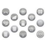 soonpho Godox için GOBO setleri, alüminyum alaşım optik konik Snoot, 13 x Gobos grafik kartları, metal plakalar, sanat özel efektler için içi boş desenli, GOBO projektör Bowens için fotoğraf aksesuarı (Group
