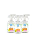 SOOP %100 Doğal Bebek Leke Çıkarıcı 3x500 mL Bitkisel Vegan Hipoalerjenik Organik Gül Kokulu