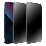 SOOPUR [2 Paket Mat Gizlilik Ekran Koruyucu iPhone 13/13 Pro 6,1 inç ile Uyumlu, Parlama Karşıtı, Casusluk Çizilmeye Dayanıklı Temperli Cam Film, Yuvarlak Kenar Tam Kaplama, Pürüzsüz ve Hassas Dokunuş