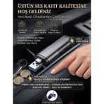 SophosTech Profesyonel Mini Ses Kayıt Cihazı | Serçe Parmağı Boyutunda, Gizli ve Kompakt | Type-C & USB Hibrit Bağlantı | Araç, Çanta ve Kapalı Alanlara Özel