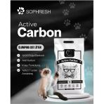Sophresh Aktif Karbonlu Topaklanan Kedi Kumu 20 L – %100 Doğal Bentonit, Güçlü Topaklanan