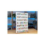 SORA DESIGN 5'li Skadis Uyumlu Yapı Oyuncak Minifigür Sergileme Panosu Duvar Tipi Koleksiyon Standı (5 Adet)