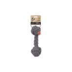 Sora Home Coto Gri Duo Ball Örgü Köpek Oyuncağı 28 cm