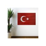 SORA HOME ® Dalgalanma Efektli Manyetik Duvar Stickerı Türk Bayrağı 75 X 50 Cm