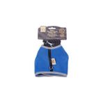 Sora Home Havalı Dokuma Kedi Göğüs ve Gezdirme Tasması Small Royal Mavi 1X20-30 cm