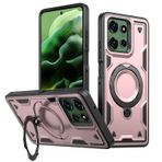 SORAKA Motorola Moto G Power 5G 2025 için Halka Standlı Kılıf MagSafe Demir levha ile uyumlu Sağlam darbe emici kılıf Askeri düzeyde düşmeye karşı koruma