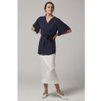 Soralline 4197 Lacivert Kadın Bluz
