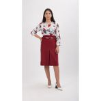 Soralline 722 Bordo Kadın Etek