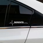 Sorento Yan Cam Sticker Oto Kapı Çıkartma Tuning oto 20 cm x 7 cm yazı 254