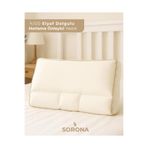 Sorona Horlama Önleyici Yastık -Otel Tipi-Boyun Destekli- Elyaf Dolgulu -Terletmez - 50x70cm