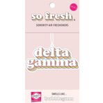 Sorority Shop Delta Gamma Retro Oda Parfümü - DG Bubblegum Kokulu Oda Parfümü - Kız Yurdu Retro Tasarım Araba veya Yatakhane için Oda Parfümü - Kız Yurdu Hediyesi, Süs Gereçleri