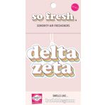 Sorority Shop DZ Retro Oda Parfümü - Delta Zeta Bubblegum Kokulu Oda Parfümü - Kız Yurdu Retro Tasarım Araba veya Yurt İçin Hava Parfümü - Kız Yurdu Hediyesi, Süs Gereçleri