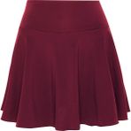 Şortlu Bordo Tenis Etek - XL