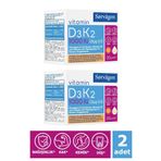 Sorvagen Vitamin D3 K2 1000 IU 2x20 ml Damla