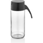 Sos Şişesi Qlux Cam Sos Şişesi 500 ml Sofra Cafe Restoran Sosşişesi Yağlık C-00413 - Siyah