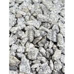 SOSC Natural Granit Dekoratif Çakıl Taşı, Gri Beyaz, 1-2 cm, 3 kg, Bahçe Peyzaj Saksı Akvaryum Teraryum için Doğal Taş