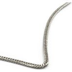 Sose Moda Erkek Kalın Çelik Zincir Kolye Gümüş Renk 55 cm 5 mm Kararmaz Güçlü Tasarım