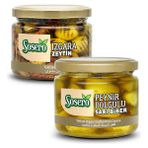 Sosero Peynir Dolgulu Balık Biber 290 gr &ızgara Zeytin 290 gr ( Ikisi Bir Arada) - 580 gr