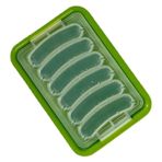 Sosis Kalıbı - Fransız Baget/Hot Dog Buns Pişirme için 6-Boşluk Yapışmaz Pişirme Kalıbı,Ev Yapımı Sosisli Sandviçler için Silikon Sosis Kalıbı, DIY Sosisli Sandviçler, Fırın ve Mikrodalga Dobooo