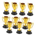 Sosoport 10 Parça Mini Kupa Küçük Kupa Bardakları Küçük Altın Ödüller Çocuk Kupa Madalyası Çocuk Spor Ödülleri Masaüstü Kupa Süsleme Çocuklar Ödül Kupa Golden Plastik Yeniden Kullanılabilir