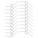 Sosoport 20 Adet Çöp Kovası Yayı: Çöp Kovası Kapağı Değişimi için Burulma Yayları - Konteyneri ve Atık Sepeti Onarımları için Metal Menteşe Onarım Parçaları
