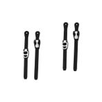 Sosoport Aksesuarlar 4 Adet paten kayışları kız için kaykaylar erkek rulo topuklu paten ayakkabı askıları ayakkabı aksesuarları buz i sabit toka buton Yüksek topuk pp