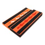 Sosoport Gitar Efektleri Kurulu Efekt Pedalı Kurulu Elektro Gitar Efektli Pedal Board Küçük Pedalboard Eva Turuncu