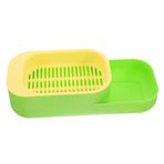 Sosoport Kedi Otu Dikim Kutusu kedi otu tohumları yavru kedi davranır kedi spreyi kedi koruyucusu çaylaklar Evcil Hayvan kedi nanesi kedi saksı ev kedisi saksı plastik Light Green