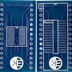 SOSS28 DIP Çevirici PCB ( SO28 - SSOP28 ) SOIC28 SSOP28 to DIP28