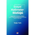 Sosyal Kelimeler Sözlüğü - Tanju Tatlı