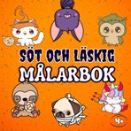 Söt och Läskig Målarbok för Barn: 50 Roliga och Läskiga Bilder för Barn Från 4 År