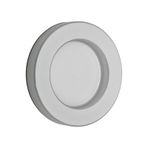SOTECH Sürgülü kapı kolu TEYO gümüş eloksal Ø 70 x 10 mm kendinden yapışkanlı (3M VHB) mobilya kulpu paslanmaz çelik istiridye kolu cam kapılar ve oda kapıları için kulp kulpu yapıştırmak için cam