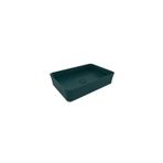 Sottile Slim Line Tezgah Üstü Lavabo 55 cm Mat Petrol Mavisi - 1476-071-0125