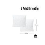 SOUB SLEEP 2 Adet Kırlent İçi 400 gr 43x43 cm