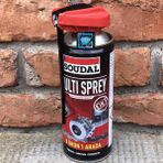 Soudal 400 ml Pas Sökücü Soudal Multi Sprey Çok Amaçlı Yağlayıcı Temizleyici Sudan Koruyucu Korozyona Dayanıklı Agmair - Kırmızı